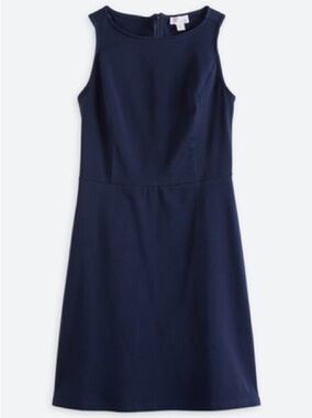 NWT - Market & Spruce Navy Sleeveless Deena Boatneck Dress Size 6